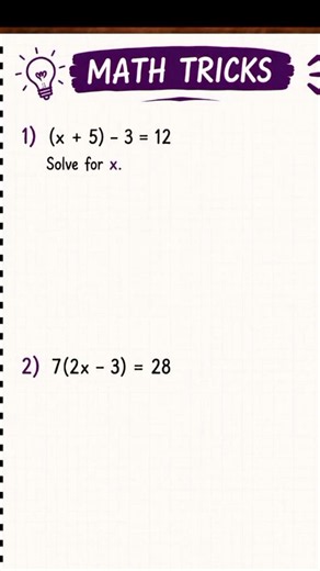 Most Students Get This Algebra Question Wrong #Algebra #SolveForX #MiddleSchoolMath