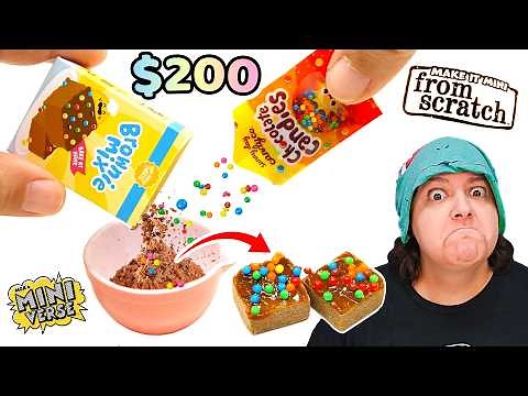 Could This Be THE BEST Mini Food Kit Yet? Miniverse From Scratch Unbox Review