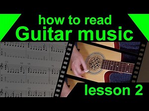 Lesson 2. How to read guitar music (the minim)