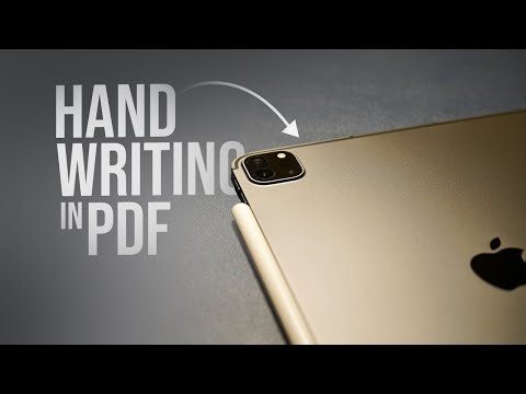 How to Write Human Handwriting in iPad PDF (tutorial)