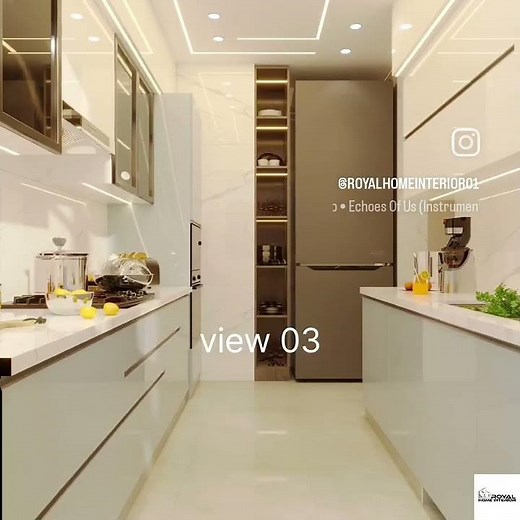 Proposed Modular Kitchen – 3D Design ✨Planned as per site layout & lighting.Execution coming soon |