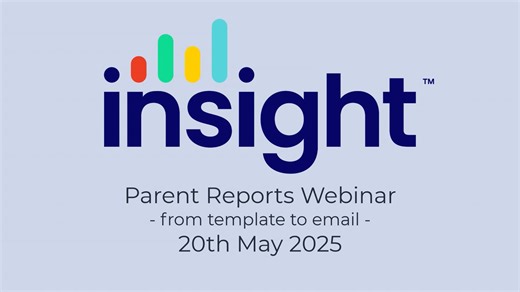 Parent reports webinar 20th May 2025