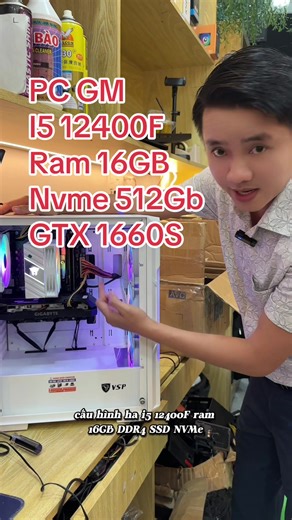 Gaming PC Build with Core i5 12400F and GTX 1660S