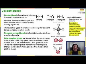 OpenStax Concepts of Biology Chapter 2.1 Part 2