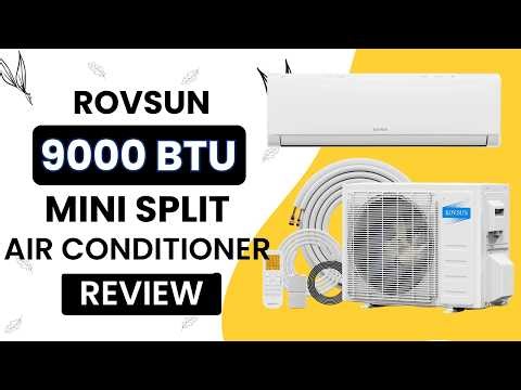 ROVSUN 9000 BTU Mini Split AC Heating Review