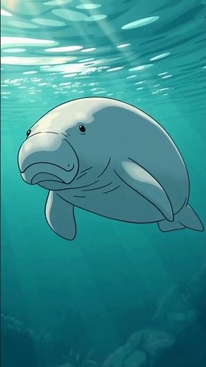 Dugong: The Real-Life Inspiration for Mermaid Legends! #naturenuggets #facts #animals