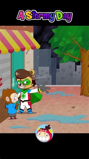 A Stormy Day 2 #shorts #safetyman #mike #forkids #redmon