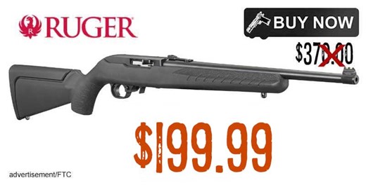 Ruger 10/22 .22LR Carbine Priced $199.99