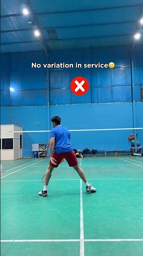 Forehand high serve variation !🏸😁