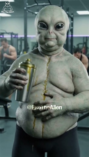What If an ALIEN Went to the GYM? #Alien#Gym#AIStory FunnyShorts