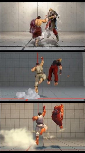 SF6 vs SFV vs SFIV Shoryuken Ryu Comparison