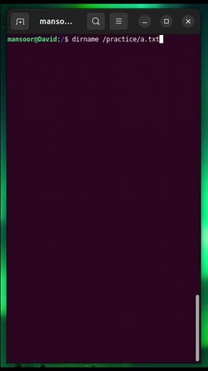 Day 20/100 Of Linux Commands |Dirname #linuxcommandlinetutorial #codingmusic