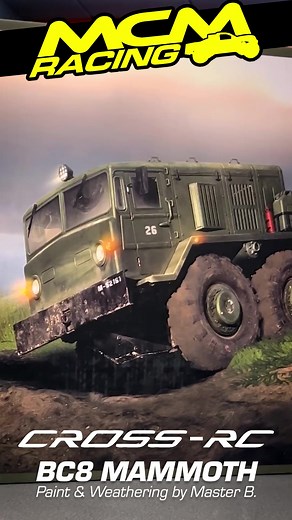 1.9K views · 41 reactions |  BC8 Mammoth (Heavy Flagship Version) Cross RC @MCMRacing More info: https://www.mcmracing.com/en/home/134297-cross-rc-cro90100056-crawling-kit-bc8-mammoth-flagship-version-1-12-90100056 #soviet #russian #military #tank #tow #maz #awesome #huge #giant #massive #heavy #thick #8wheeler #8x8 #bc8 #crossrc #Flagship #scaler #rcrig #mcmracing | MCM Racing | Facebook