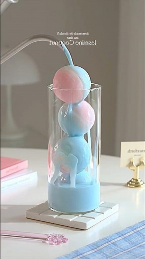 ASMR milk Drinking Colorful Beverages Drink making Sound