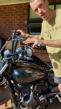 How to install a new throttle on a Harley Davidson 🤠 #bike #bikelife #harleydavidson #diy #mechanic