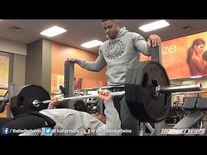 Gym Motivation Chest | Shoulders | Triceps Workout @hodgetwins