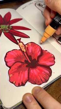 Acrylic Marker Art Tutorial #speedpaint