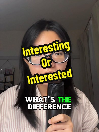 What's the difference between 'interesting' and 'interested'?