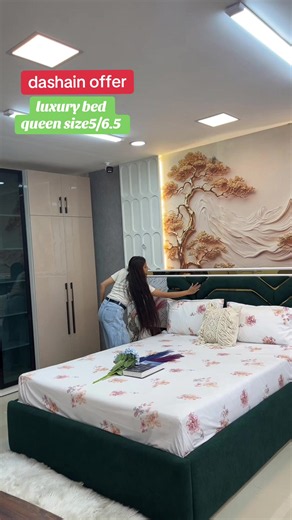 modurl home decor 2083/6/2 aaja bat hamro offer lagi sakeko xa #modularhomedecor🇳🇵🚚 #9866072128 #allovernepaldelivery #queensizebed #furnituredesign