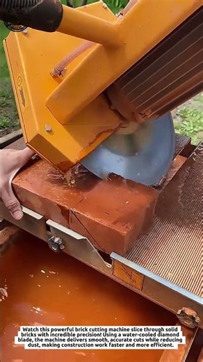 Powerful Brick Cutting Machine | Precision Wet Tile Saw for Construction