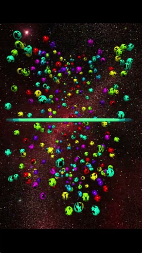 Space Tube Polyrhythm Music Pendulum Wave 3D #polyrhythm #pendulum #ambientmusic #ambient