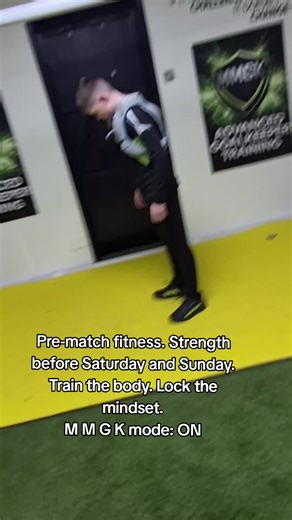 Pre-match work done. Strength before the whistle. 💪 No shortcuts. No excuses. Matchday ready. MMGK training. #MMGK #GoalkeeperTraining #PreMatchPrep #GKLife #StrengthTraining