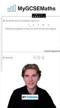 nth Term Exam Question 🚀