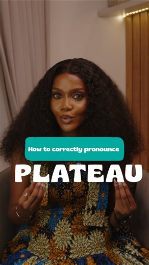 Diction/Public Speaking Coach on Instagram: "Let’s learn the correct pronunciation of the word ‘Plateau’, shall we? Please why is your English teacher so dramatic? 🤭 Why did I dilate my eyes 👀 and shout ‘Yes’ after mentioning the correct pronunciation? I laughed really hard while editing this video 🤣🤣 But if I’m not dramatic, am I even your English teacher? If you’re guilty of the wrong pronunciation, type ‘Guilty’ in the comments section below Remember to like 👍🏼, share and repost this vi