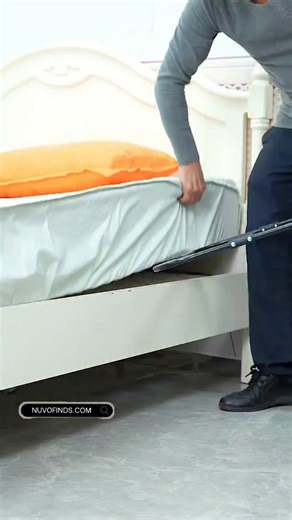 Adjustable Bed Assist Rail for Elderly Safety ✔️ Helps seniors get in & out of bed safely ✔️ Adjustable height & length for a perfect fit ✔️ Strong, stable support to prevent falls ✔️ Easy to install, no drilling required ✔️ Ideal for elderly care, recovery & home safety #bedassistrail #elderlysafety #homecare #fallsupport #explore | Smart Aging Home