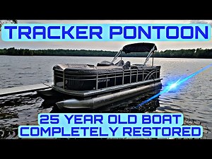 Completely Restoring a 25 Year Old TRACKER Pontoon - Aluminum Deck Boat