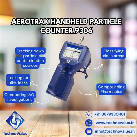AeroTrak Handheld Particle Counter 9306 Technovalue Solutions Pvt Ltd #viral #technovaluesolutions
