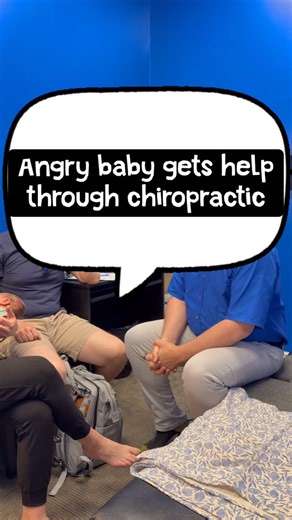 Kids Only Chiropractic on Instagram: "Angry baby gets help through chiropractic! #Pediatricchiropractor#babies#Chiropracticcare"