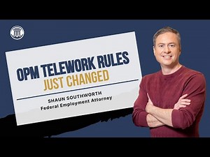 1.5 OPM Telework Rules Just Changed
