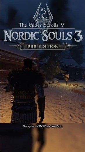 Nordic Souls 3 Looks INSANE With This Many Mods #skyrim #modding #shorts #viral