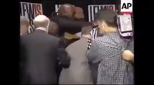 #OnThisDay in 2002, this happened! He bit my leg. I don’t like when people bite my leg. 😡 - #LewisTysonIsOn - #LennoxLewis #undisputed #heavyweight #boxing #world #champion #pugilistspecialist #noguytest #miketyson | Lennox Lewis