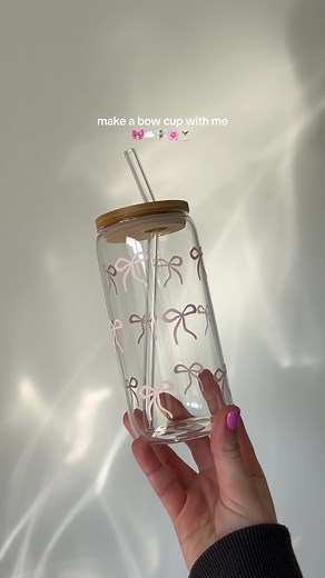 Make a Coquette Style Cup with Me: DIY Custom Cups Tutorial