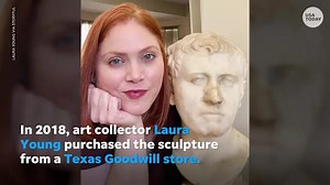 Statue bought from Texas Goodwill store turns out to be Roman bust lost during WWII