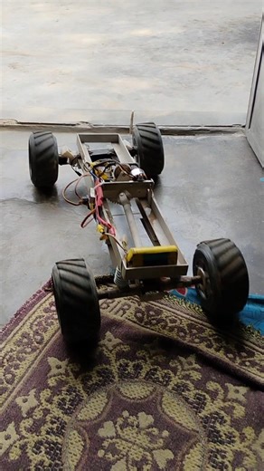 homemade 1xspeed rc car upgraded with 10 tith pinion gear