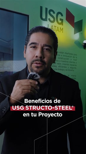 Héctor Nieto nos cuenta de todos los beneficios que tendrás al sumar USG STRUCTO-STEEL® a tus proyectos.​ ​💼🇲🇽👍🏼 #USGLATAM #ConstruyeConUSG | USG Latam