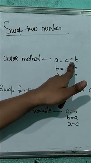 Learn how to swap two numbers in programming in the easiest way! 🔄💻 #Coding #Programming