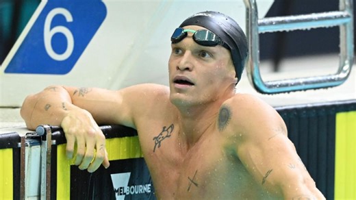 Cody Simpson wins 100-metre freestyle title at the Australian Short Course Championships