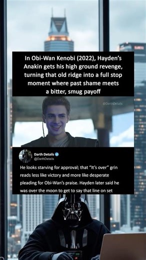 Anakin’s High-Ground Revenge — What That Smile Really Means