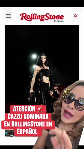 RollingStone en español nomina a cazzu como mejor proyecto musical urbano ❤️ mientras que a Nodal y Ángela brillas por su ausencia #cazzu #nominaciones #rollingstones