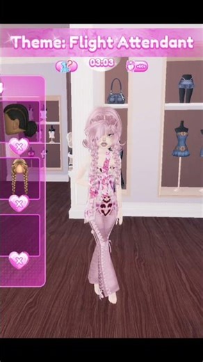 DTI but I can only wear PINK?! 🎀💗 | Dress To Impress