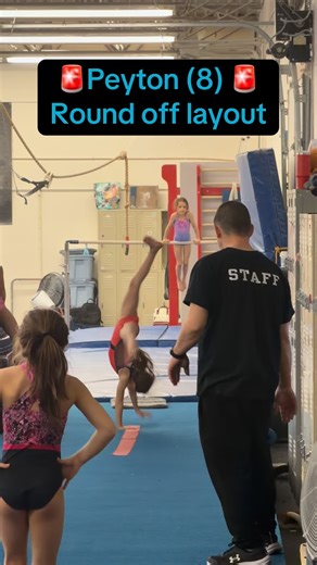 Peyton & Piper - GymnastSisters on Instagram: "Peyton is showcasing serious power in this video as she performs a round-off full, highlighting the explosion, strength, and body control she’s been building every single day in the gym. ** At this stage of her development, gymnastics isn’t just about learning skills-it’s about speed, vertical lift, technique, and confidence, and this pass shows all of it coming together. A strong round-off full requires leg drive, core strength, fast twist mechanic