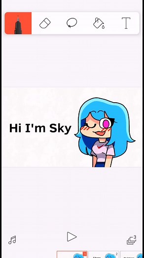 I Am The Official Sky - Friday Night Funkin' Character