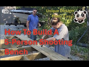 DIY 5-Person Shooting Bench Build | Perfect for Family & Friends
