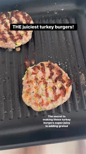 Juicy, flavorful, and never dry! 💦 These Turkey Burgers with Zucchini are on repeat all summer long—kid-approved, meal-prep and freezer-friendly too.💬 Comment “recipe” and I’ll DM you the link!✨✅ Hidden Veggies�✅ Kid-Approved�✅ Freezer-FriendlyHere’s what you’ll need 👇�✔️ Ground turkey�✔️ Grated zucchini (squeezed dry)�✔️ Garlic�✔️ Red onion�✔️ Seasoned breadcrumbs�✔️ Kosher salt & pepper�🔗 Or search “Turkey Burgers with Zucchini” on skinnytaste.com or link in profile https://www.skinnytaste
