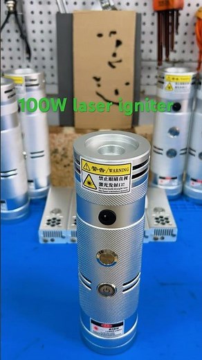 100-watt silver laser igniter burns through the blade #automobile #automotivetools #lasercutting
