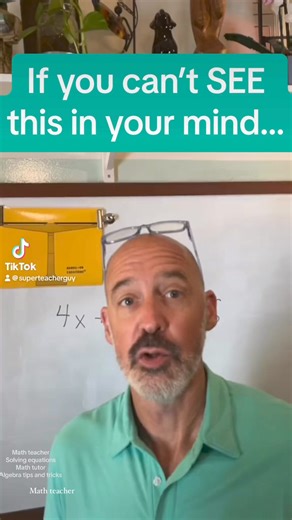 11K views · 202 reactions | See the whole video on my fb homepage! Solving equations really only involves a few ideas! #algebra #equation #algebratutor | Superteacherguy | Facebook